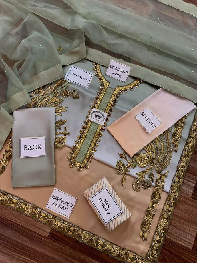 Luxury Embroidered Dress For women's