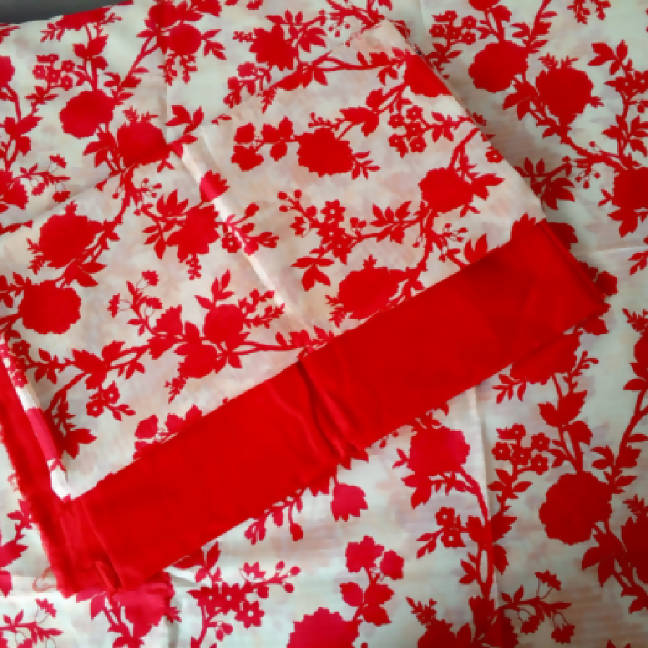 Red Blossom Elegance Suit