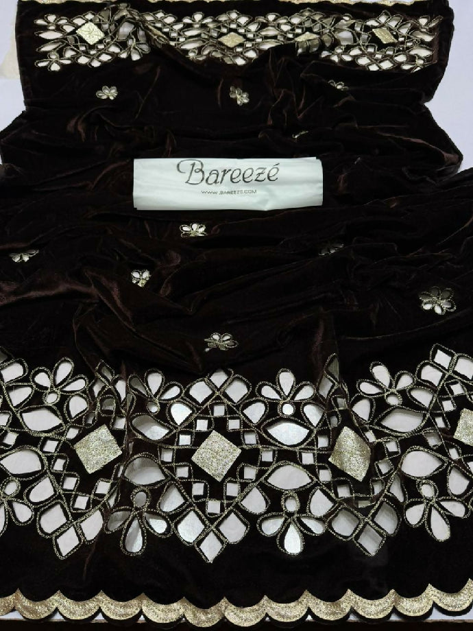 Velvet Fancy wedding Shawl