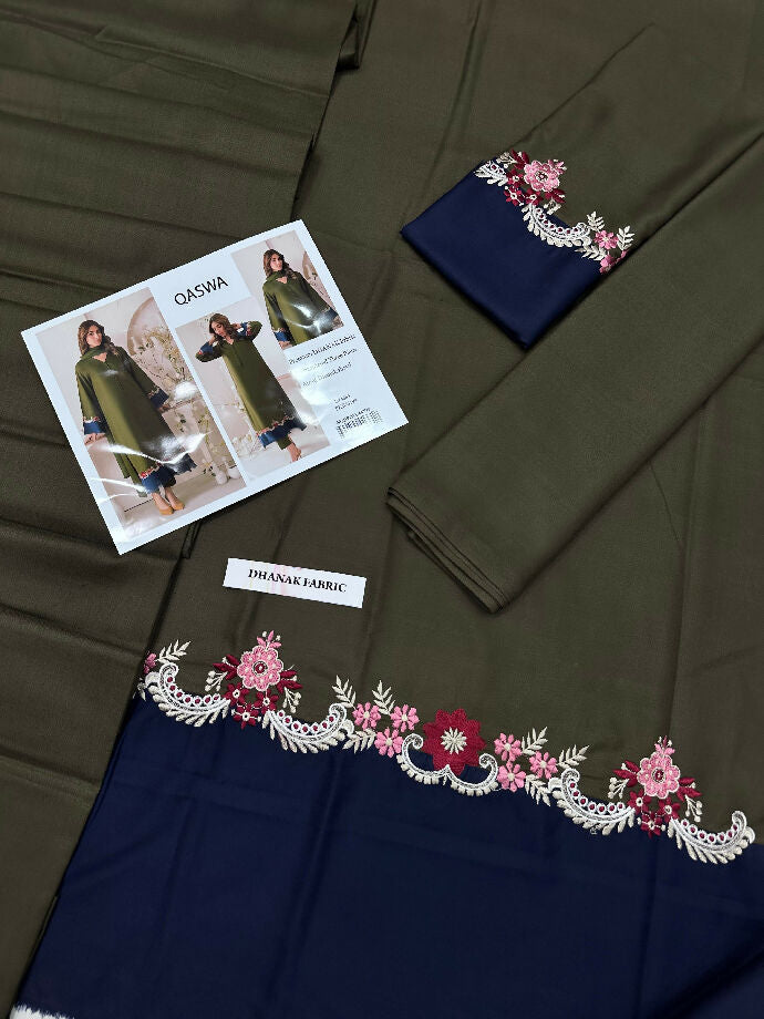 QASWA Dhanak embroidery collection