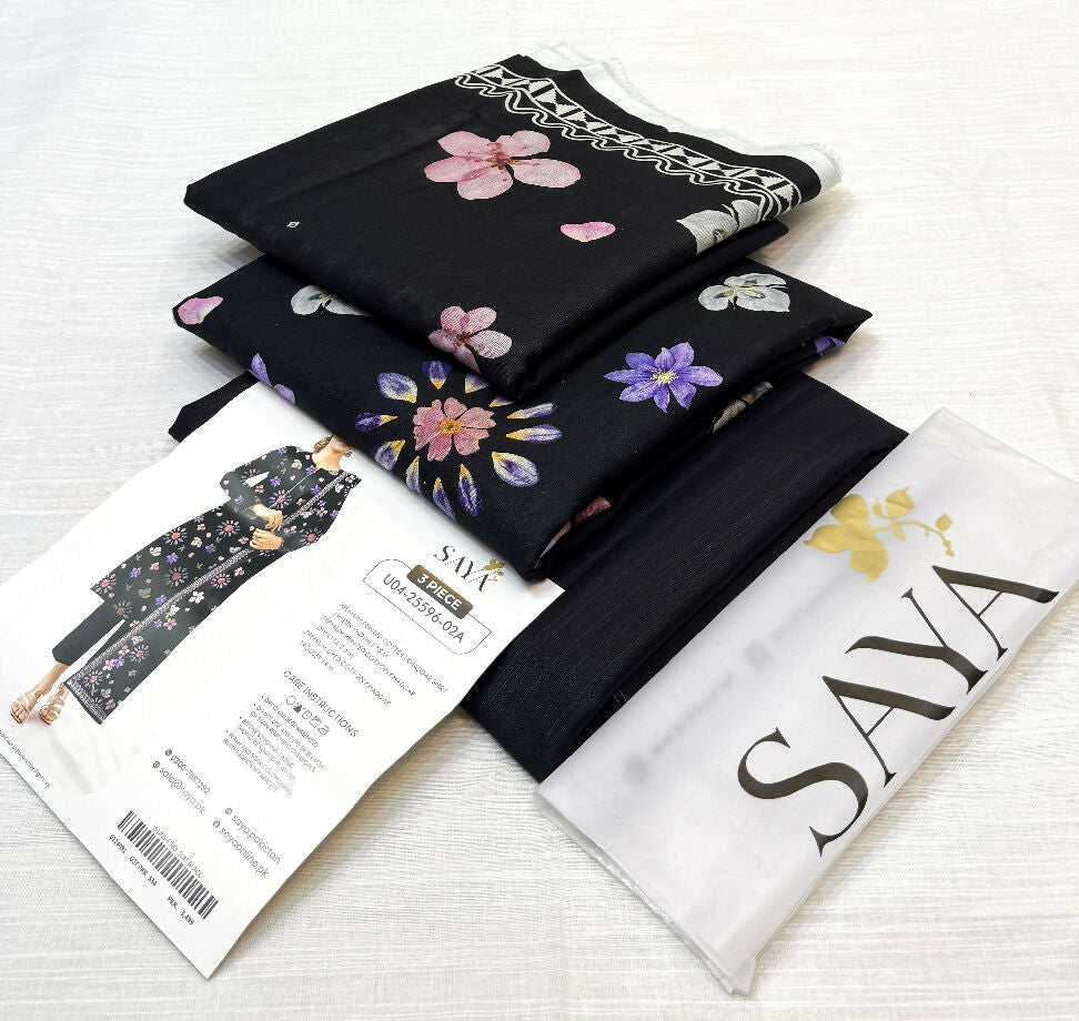 SAYA original brand fabric soft khadar available defrint design