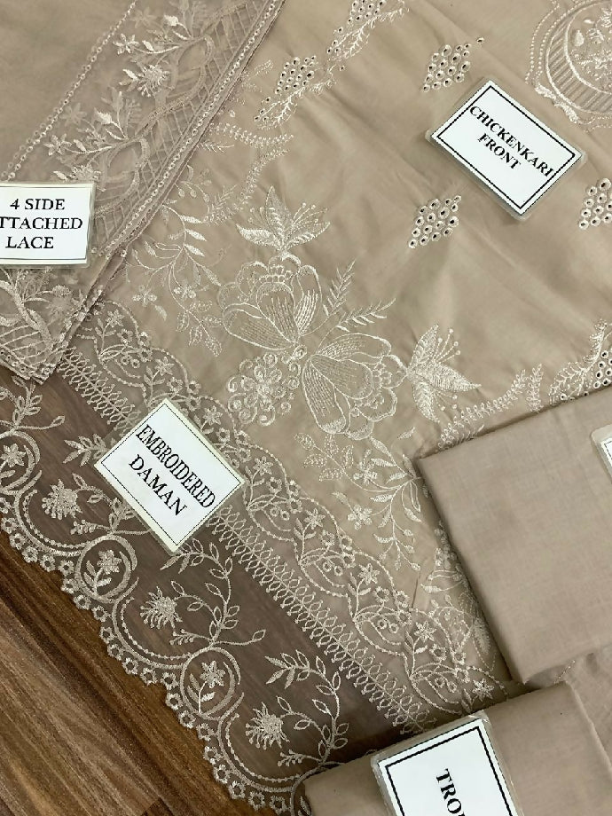 Unstitched party wear dress for women