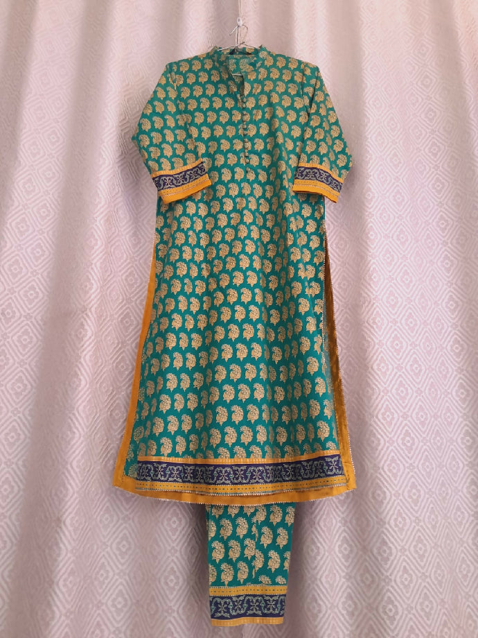 Lawn stitched 2pcs Limelight