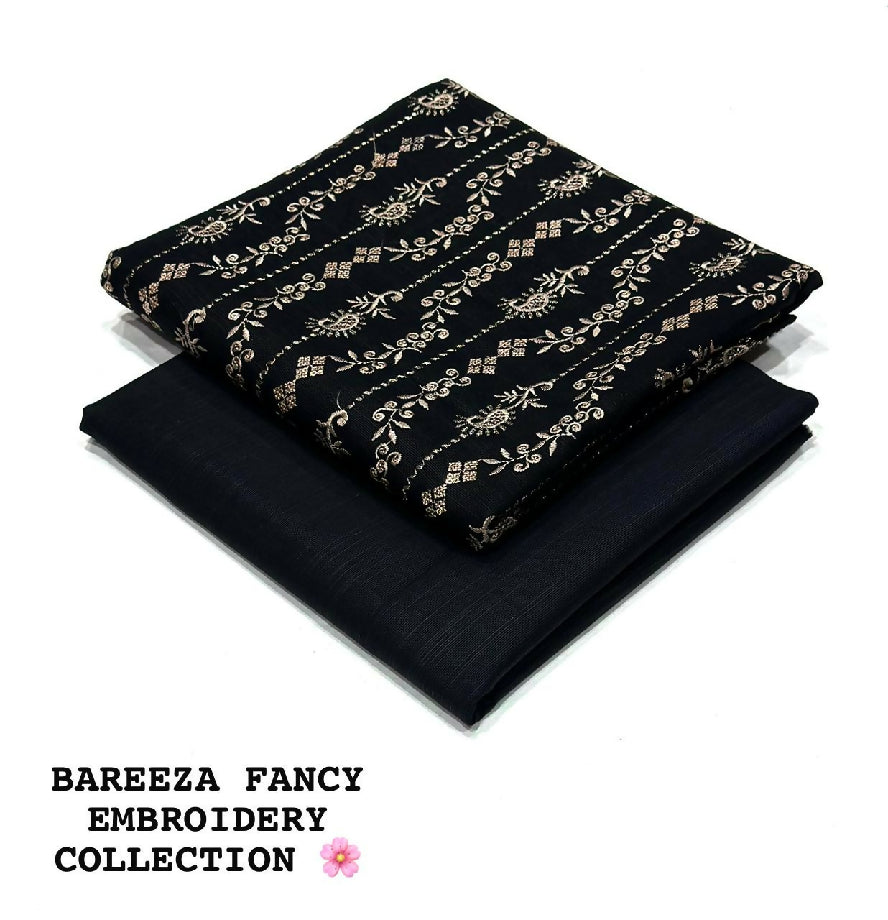 Bareeza embroidery 2pc khadar suit