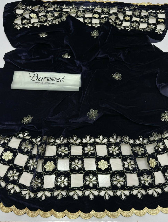 Velvet Fancy wedding Shawl