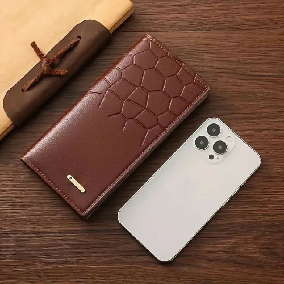Man's collection wallet leather