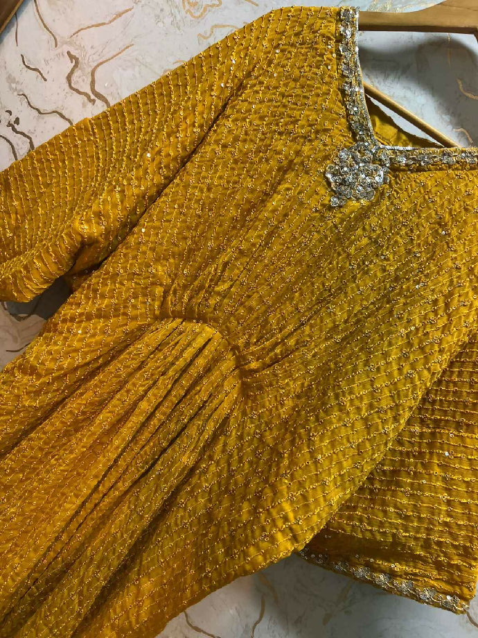 Embroidered Chiffon Kaftan (10+ Colors Available)