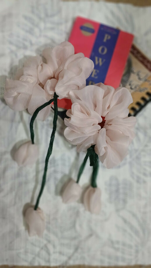 Stylish and trendy Organza scrunchies, korean style hair scrunchies