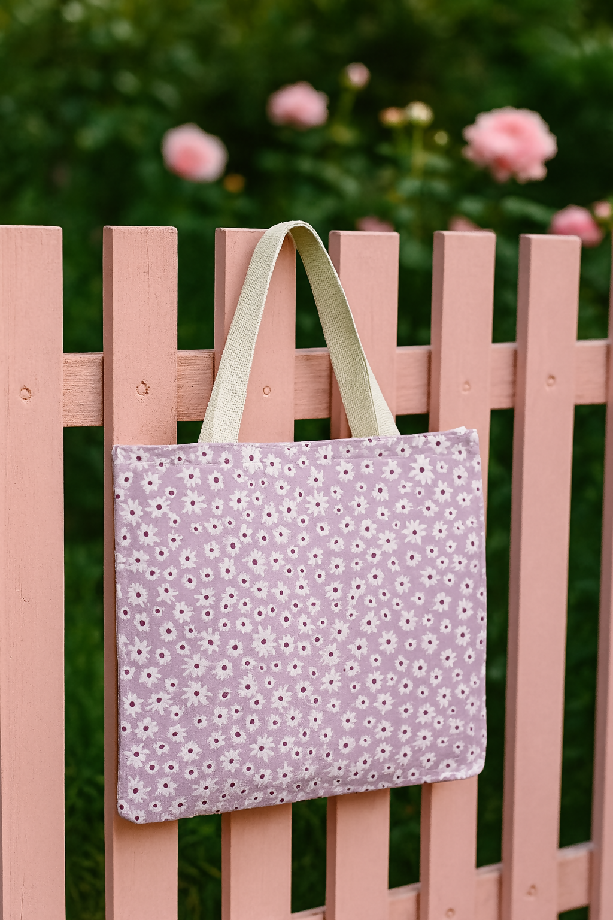 Lilac Daisy Tote Bag