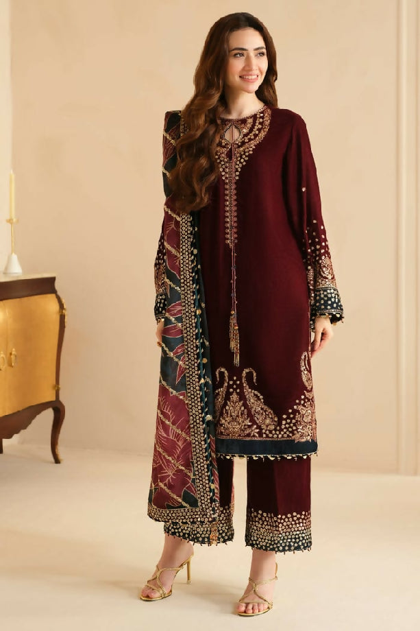 Luxury Embroidered Velvet Collection For women