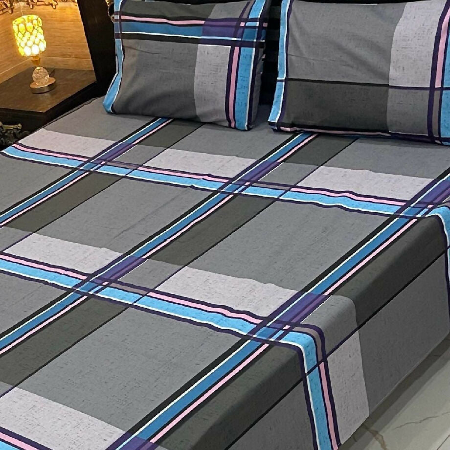 Double Bed King Size Cotton Bedsheet
