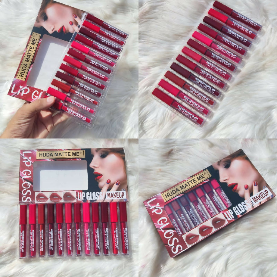 Matte Lip Glosses 12pc set