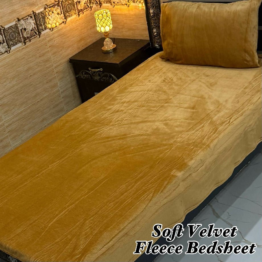 Soft Velvet Fleece Bedsheet