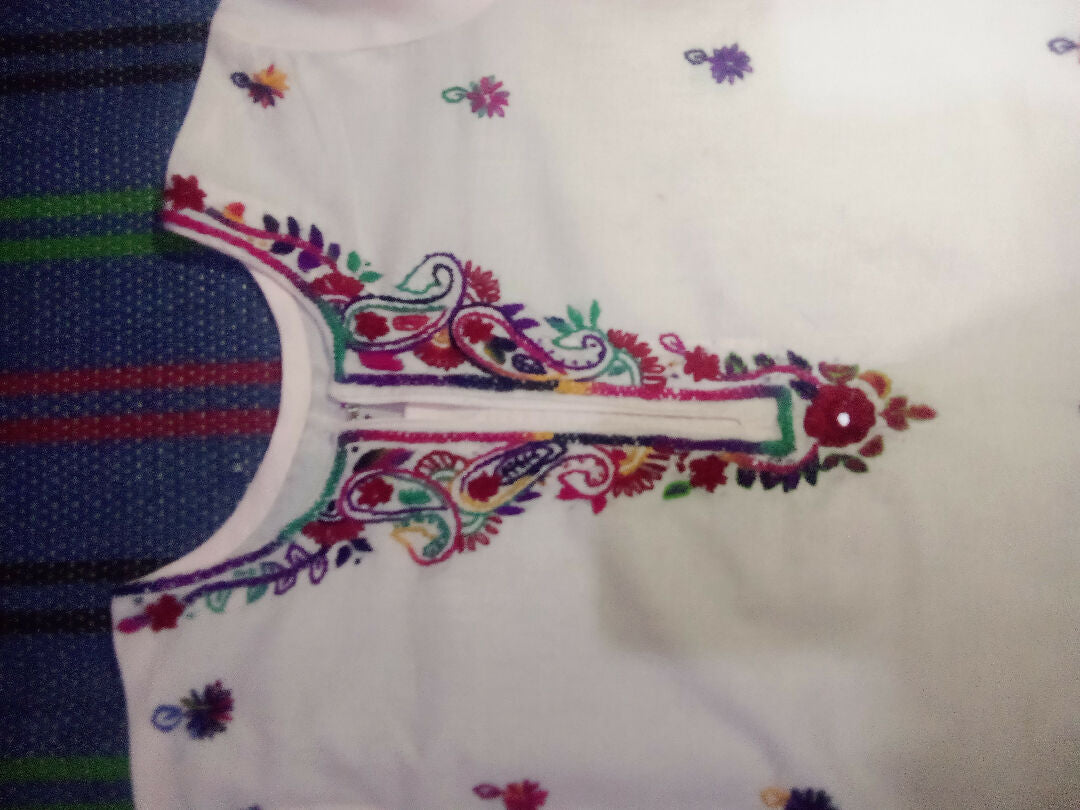 hand embroidery kids wear