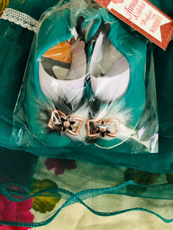 Formal Frock with matching shoes