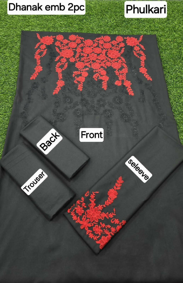 Embroidered Winter Collection 2-piece Fabric Dhanak