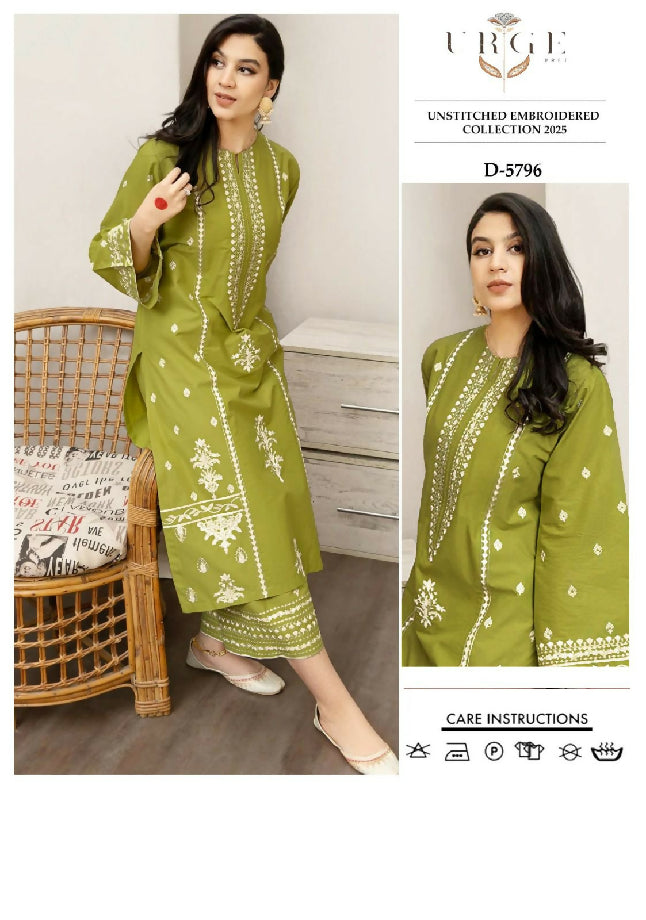 Winter most wanted embroidered premium quality dhanak stuff 2pc suit