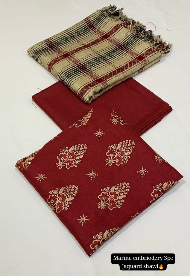 BREEZE DHANAK EMB SHIRT