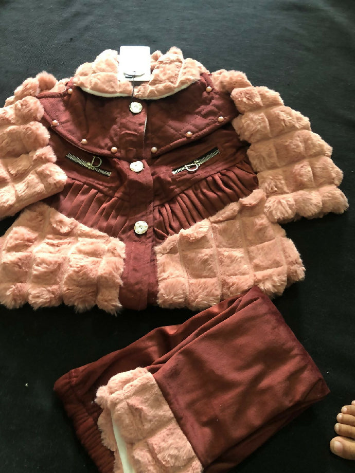 Baby puffer with pajama