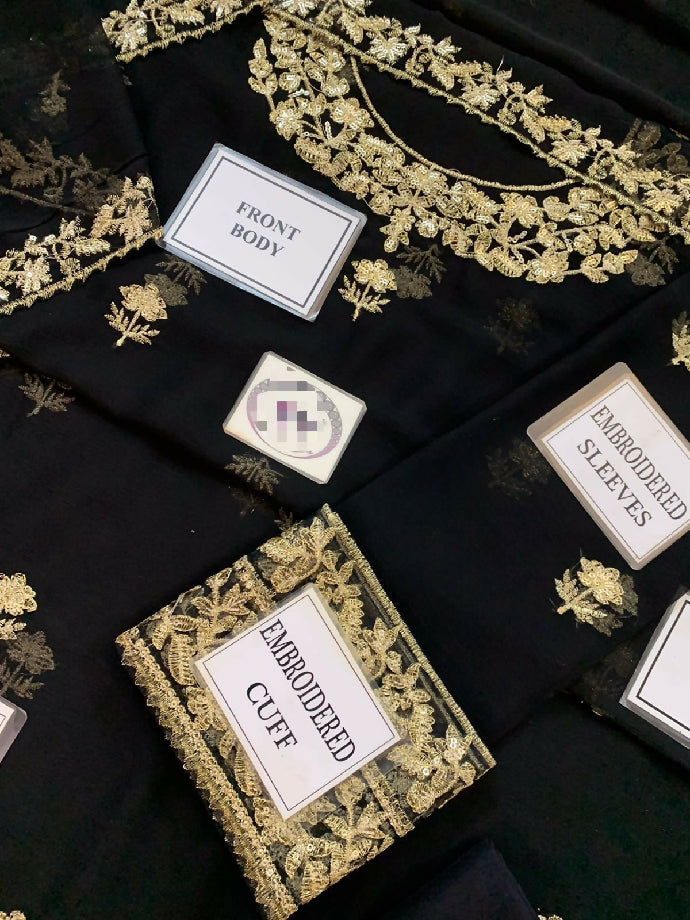 NEELS Special chiffon frock with malai trousers