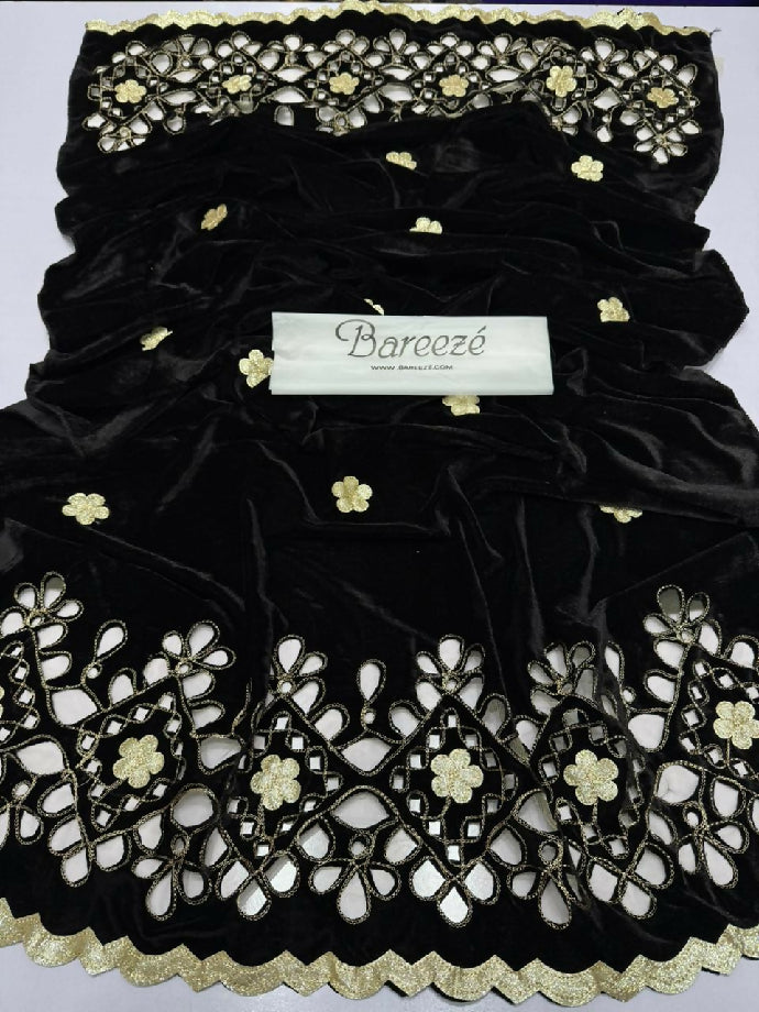 Velvet Fancy wedding Shawl