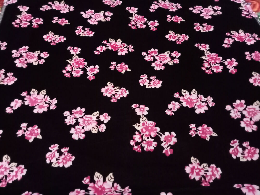 Printed velvet shirt