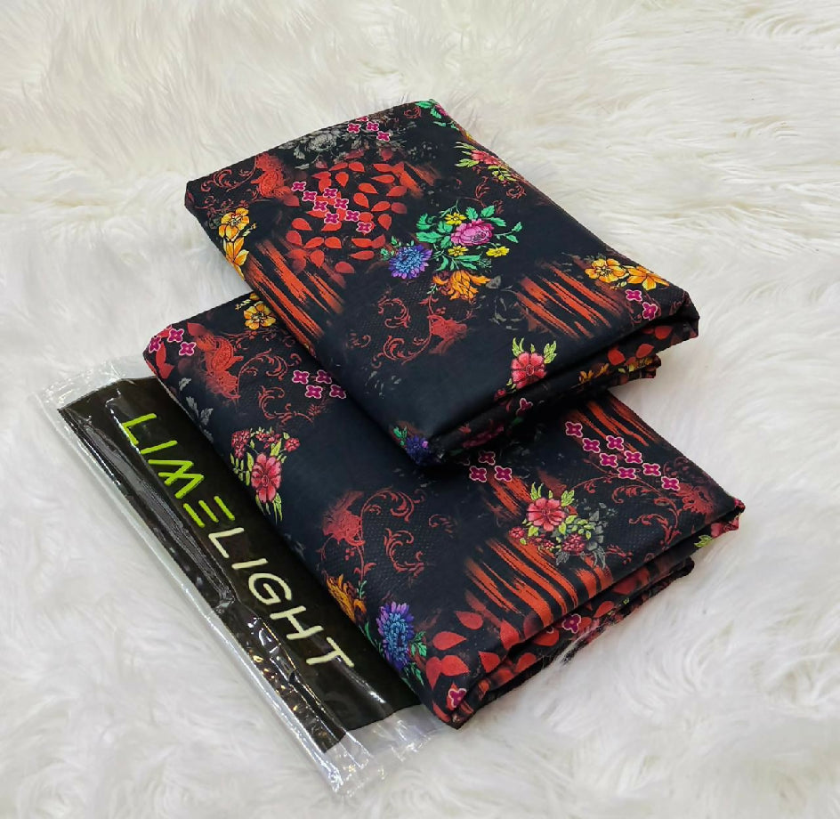 Unstitched Printed Khaddar Two Piece