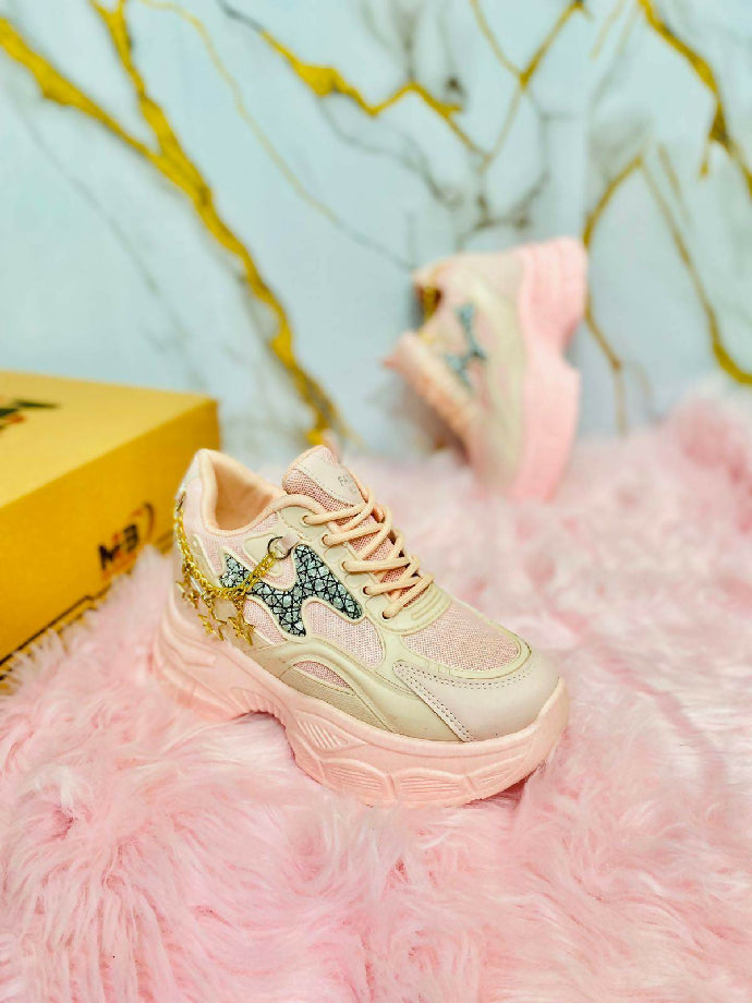 Premium Quality Sports Sneakers – Grey, Navy White-Black & Beige