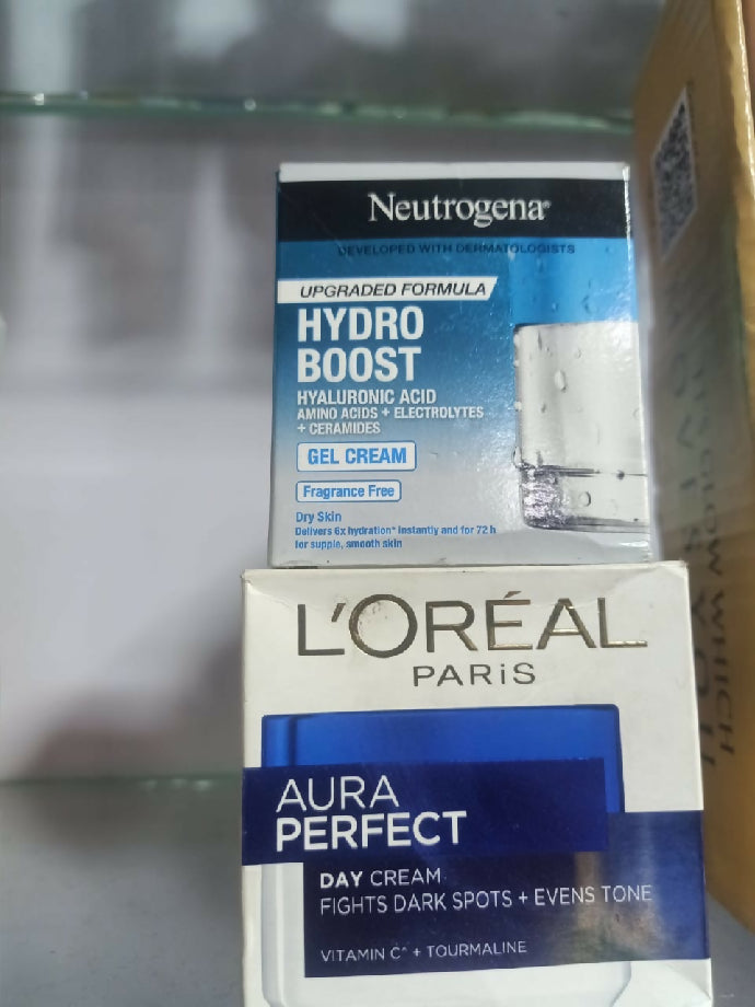 Combo of neutrogena and LoReal paris Day Cream