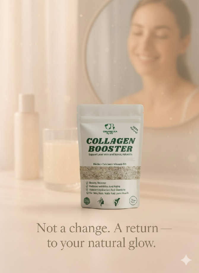 Organecea Collagen Booster Powder (Natural Anti-Aging & Skin Firmness) – 200gm