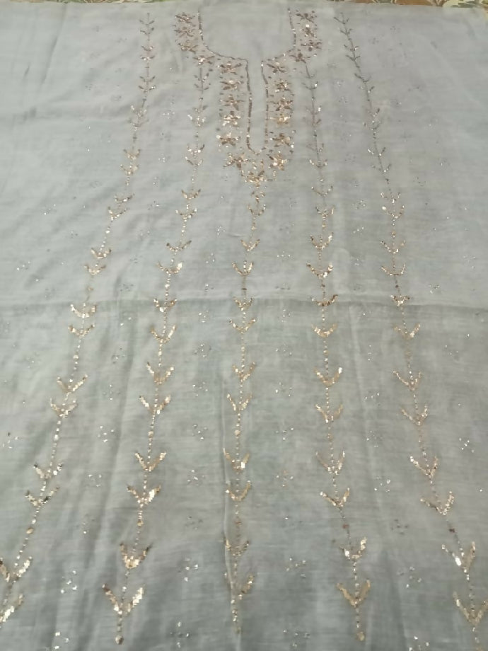 2piece suit paper cotton fabric Shirt & dupatta