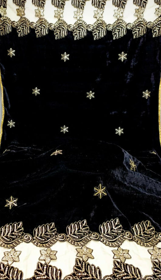 Winter velvet shawl collection