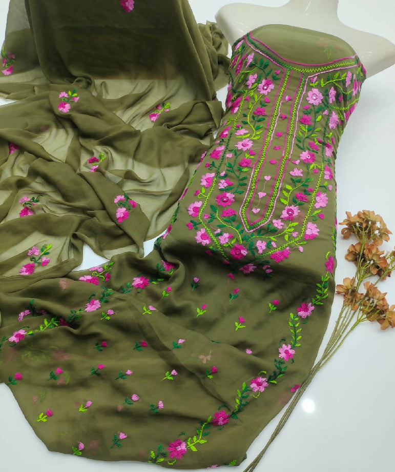 Hand embroidered dresses