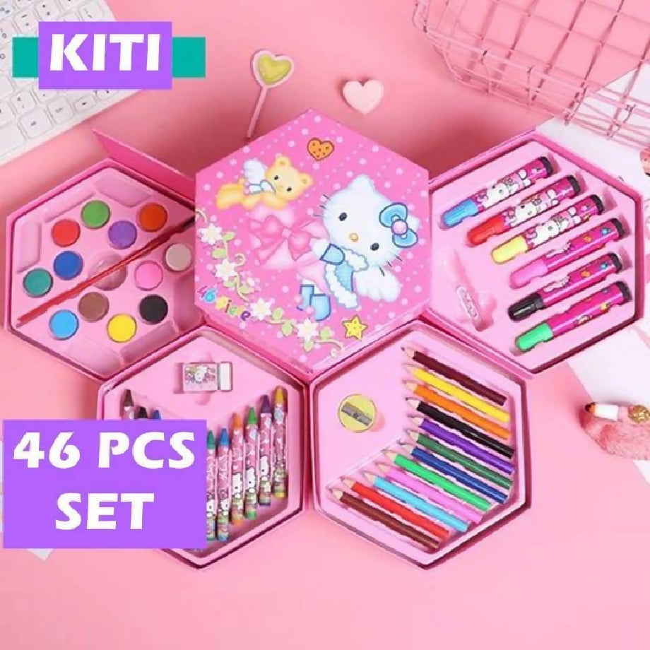 Restock / 46pcs Kids Art Coloring Kit