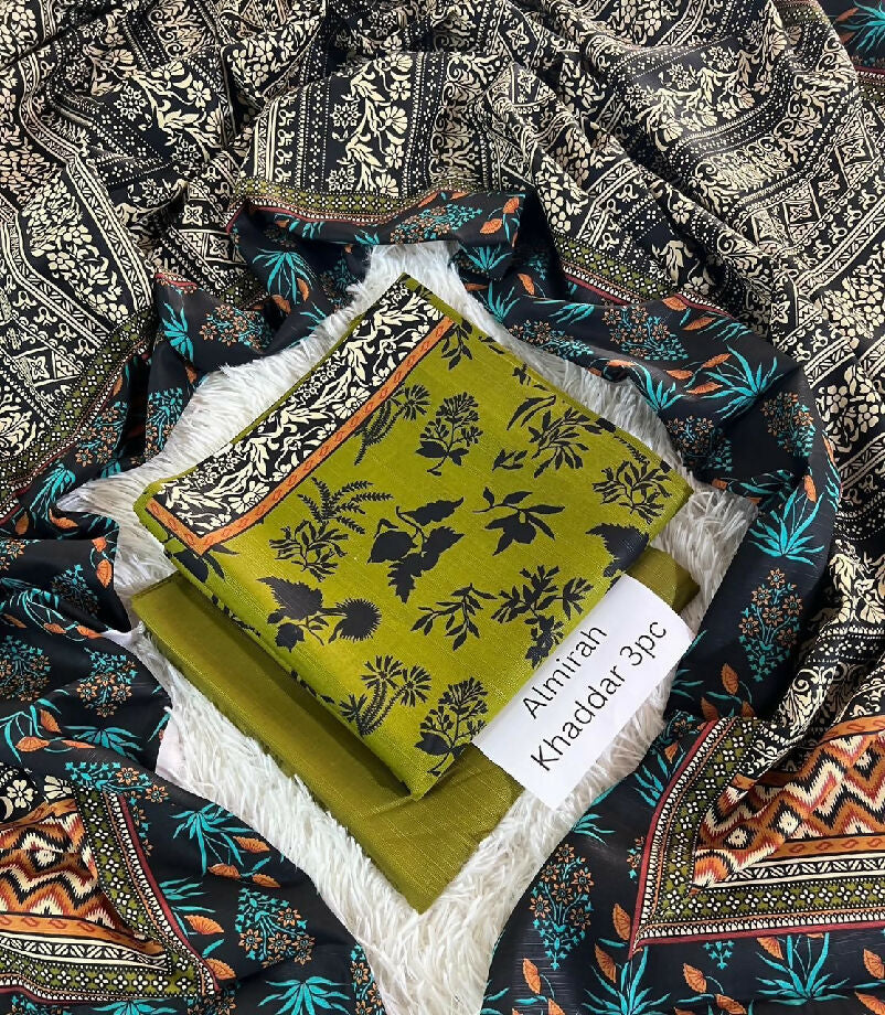 *ALMIRAH 💯 Original *Khaddar 3pc*