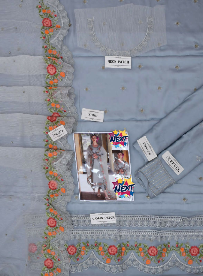 Luxury Embroidered 3pc Casual Winter Collection