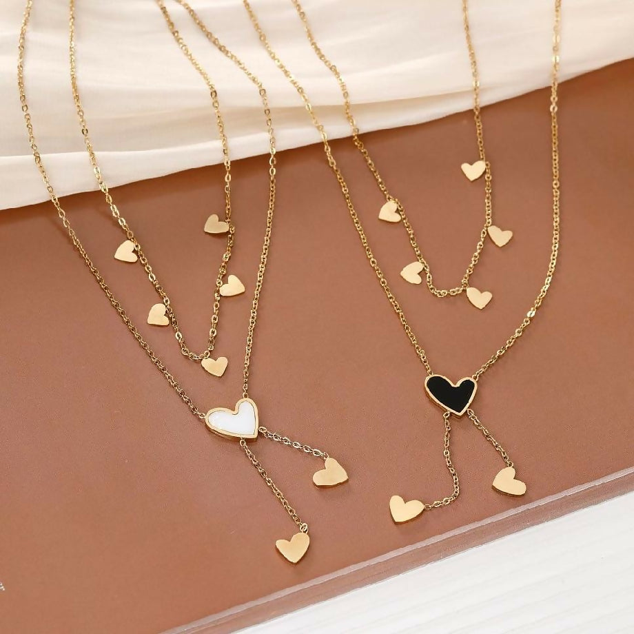 Two layer heart chain