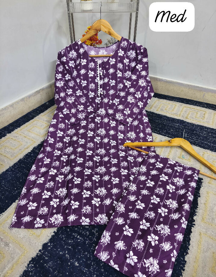 2pc cotton fabric for girls
