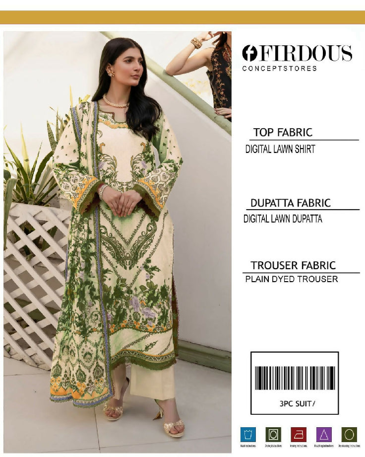 Firdos original printed lawn drss