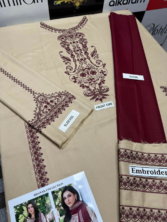 ?? *DHANAK 3PC* ?? *MOST HIT* LUXURY WINTER COLLECTION 2025