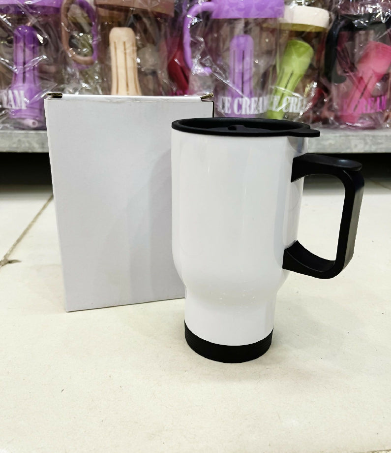 Pure Stainless Steel 304 Coffee Mug (Only White Color)