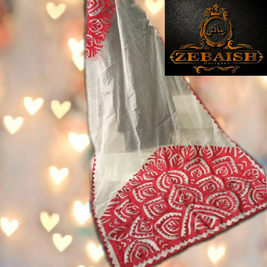 Applique handwork Dupatta