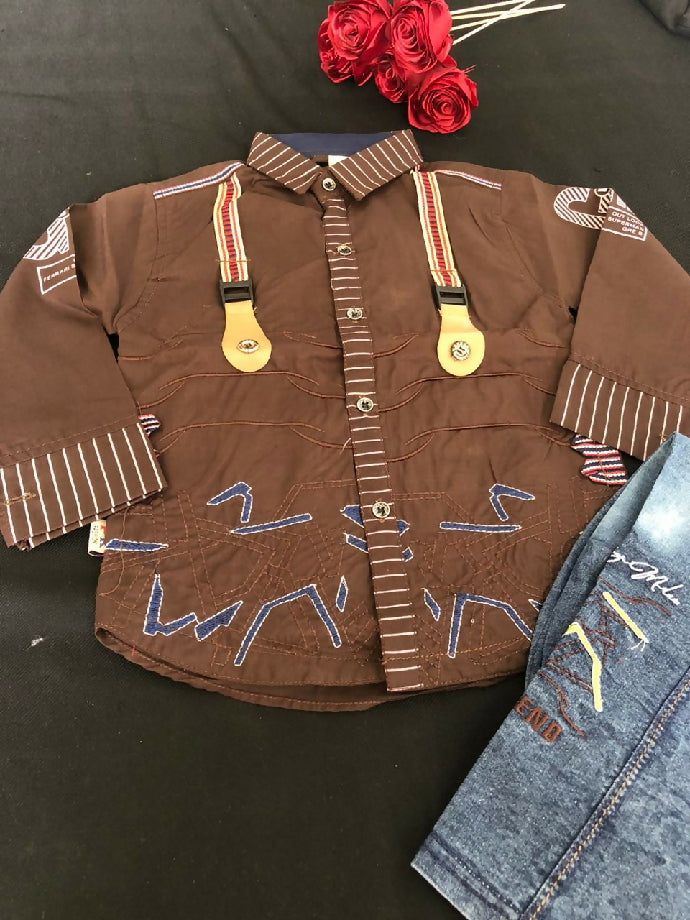 Dress shirt with pent