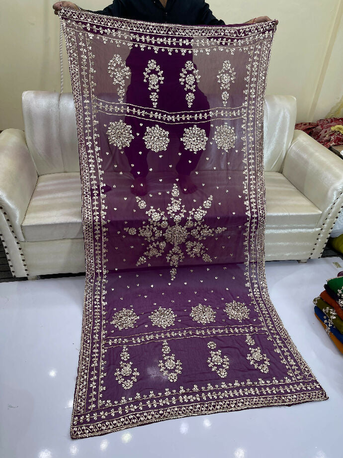 Heavy gotta kamdani Dupatta