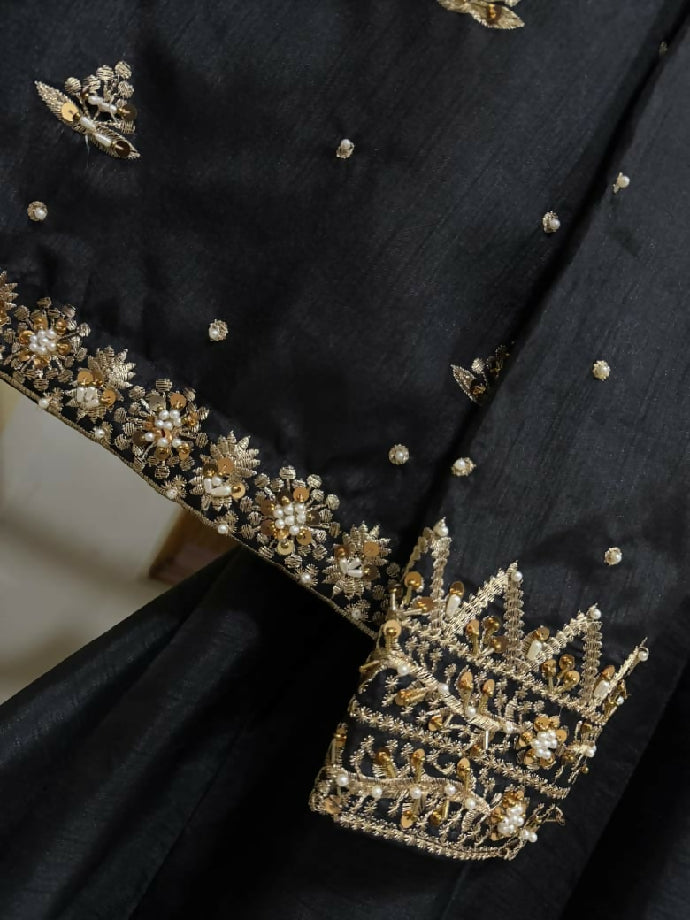 Pure raw silk lehnga choli