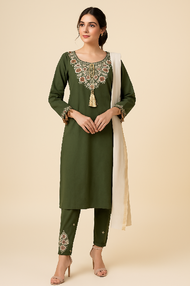 Kamalia Khadar 3pcs Stitched