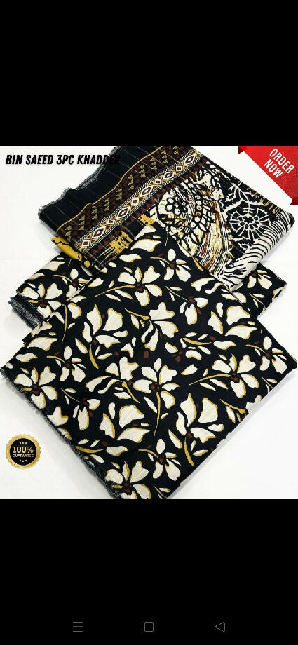 Khadder bin Saeed 3pc suit