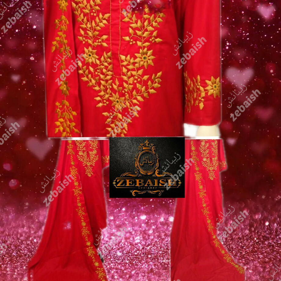 Patti Applique work suit (Made on Order)