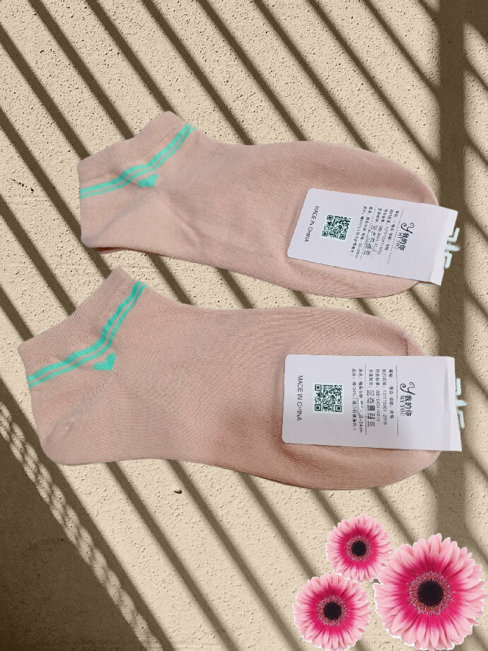 Soft Cotton Crew Socks for Women