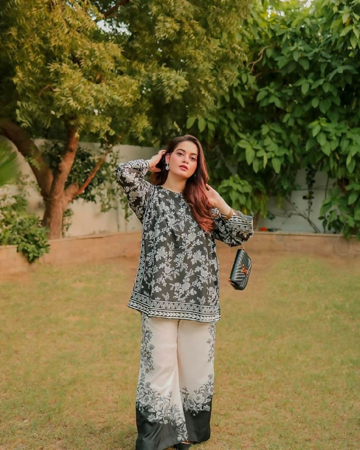 Cord set 2pc allovr print